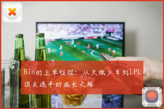 Bin的上单征程：从天赋少年到LPL顶尖选手的成长之路